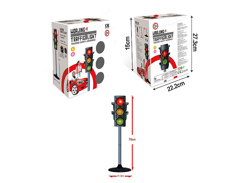 Diy Installed Traffic Light Set toys