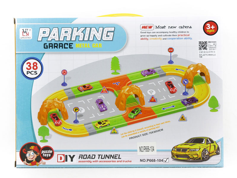 Diy Die Cast Car Parking Lot toys