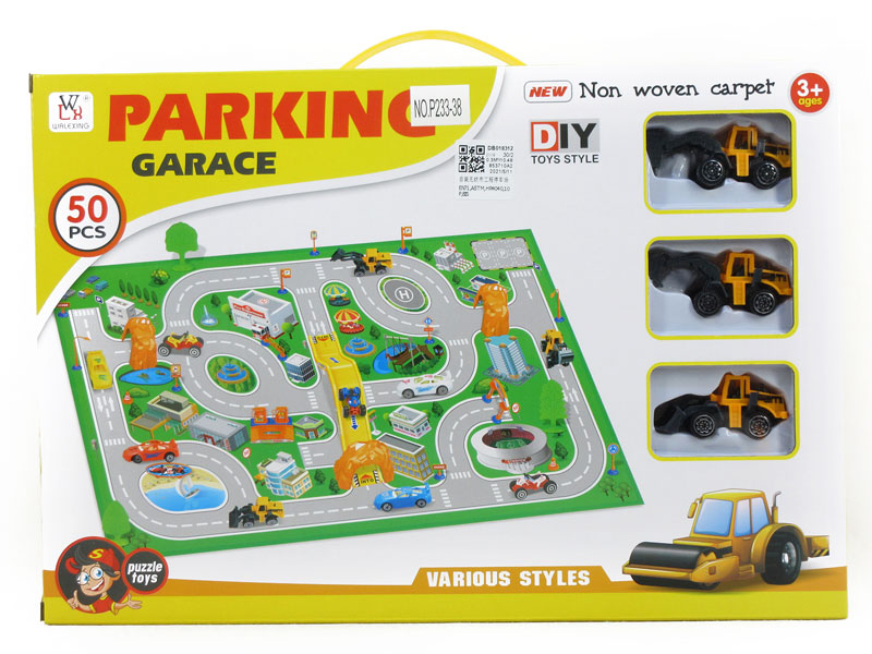 Diy Engineering Parking Lot toys