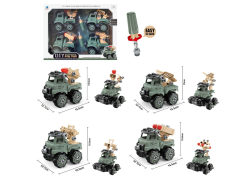 Diy Military Car Set(4in1)