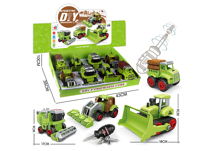Diy Farmer Truck(8in1) toys
