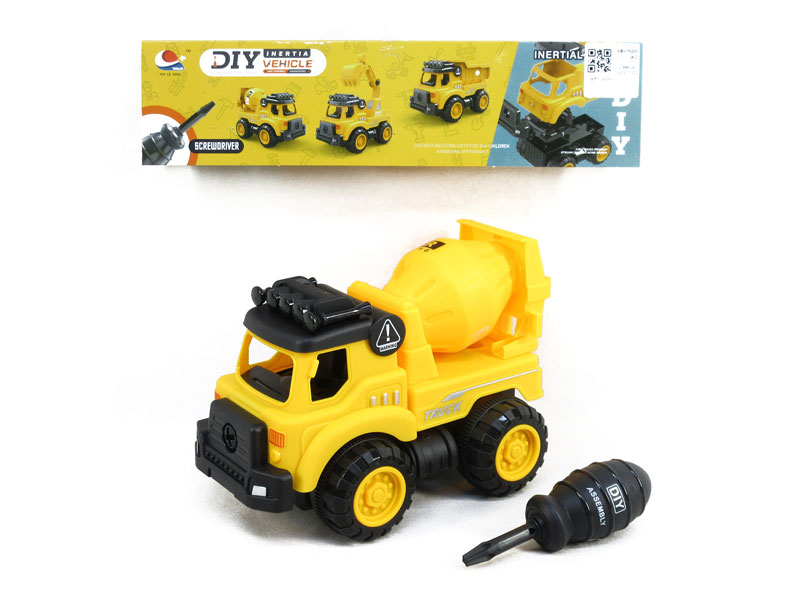 Diy Friction Construction Truck toys