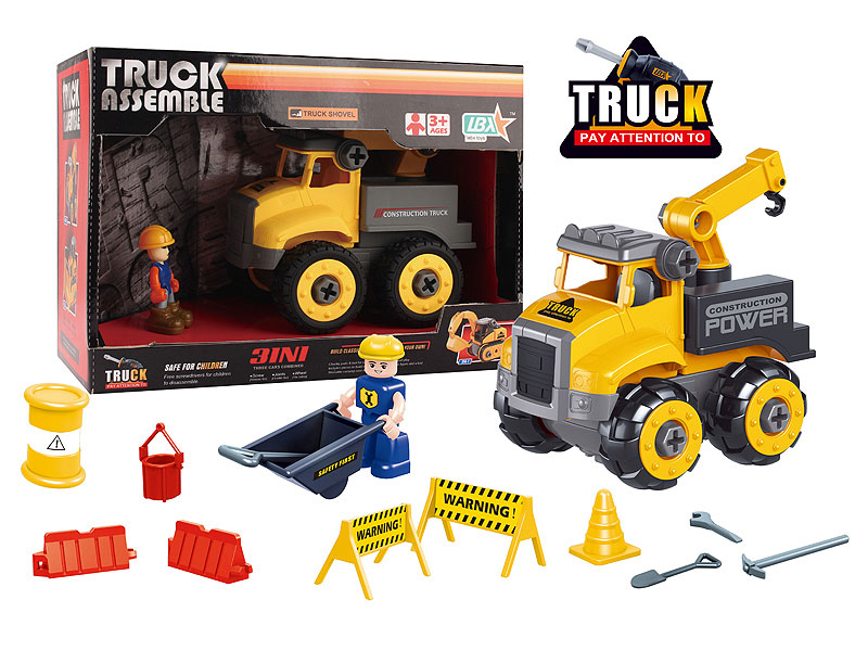DIY Crane Truck toys