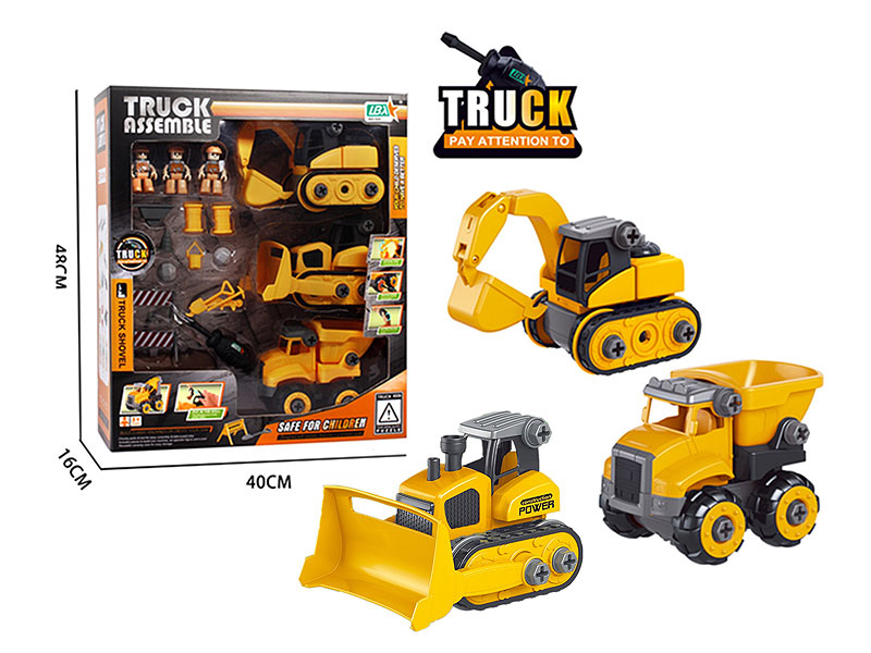 Diy Construction Truck(3in1) toys