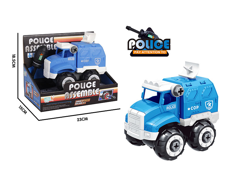 DIY Police Radar Car toys