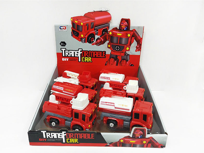 Diy Transforms Fire Engine(6in1) toys