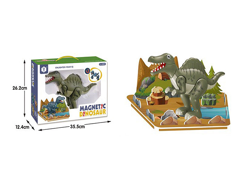 Diy Magnetic Spinosaurus Set toys