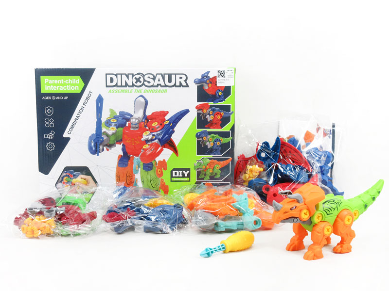 5in1 Diy Dinosaur toys