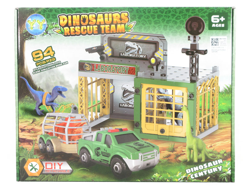 Diy Dinosaur Scene Laboratory toys