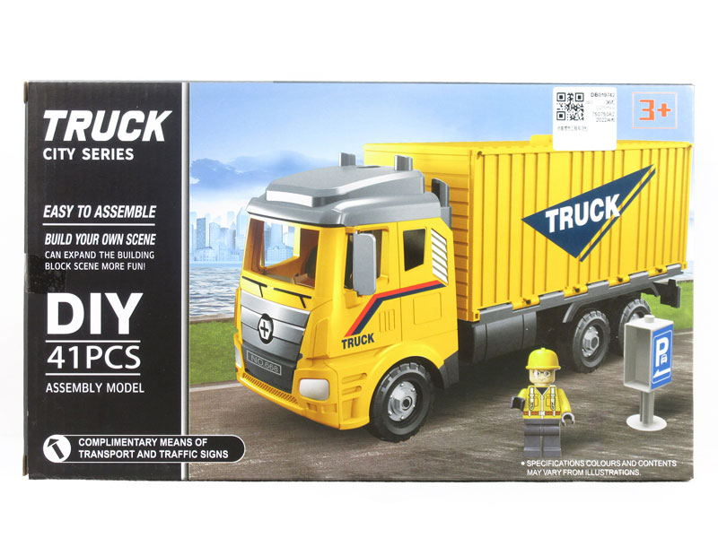 Diy Friction Construction Truck(3C) toys