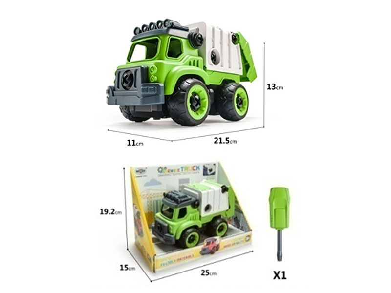 Diy Sanitation Truck toys