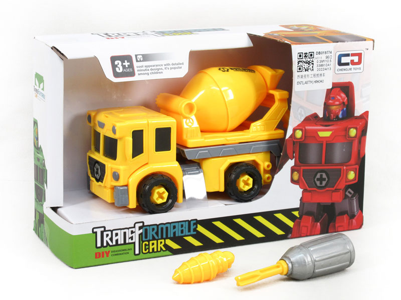 Diy Transforms Construction Truck toys