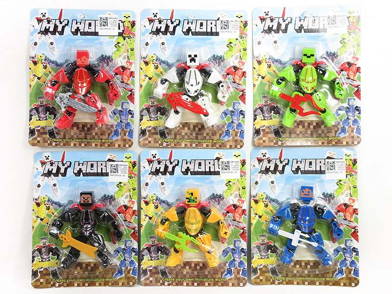 Diy Transforms Robot(6S) toys