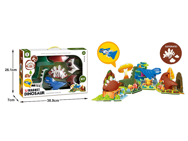 Magnetic Diy Dinosaur(4in1) toys