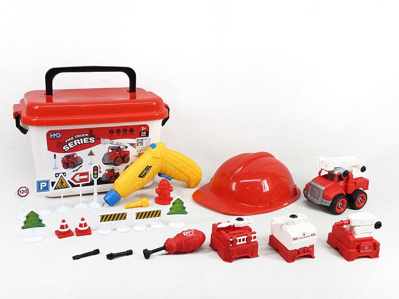 4in1 Diy Fire Engine toys
