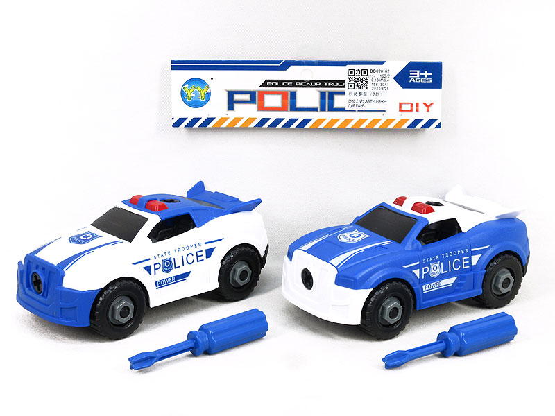 Diy Police Car(2S) toys