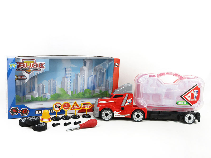 Diy Truck Set W/L_M toys