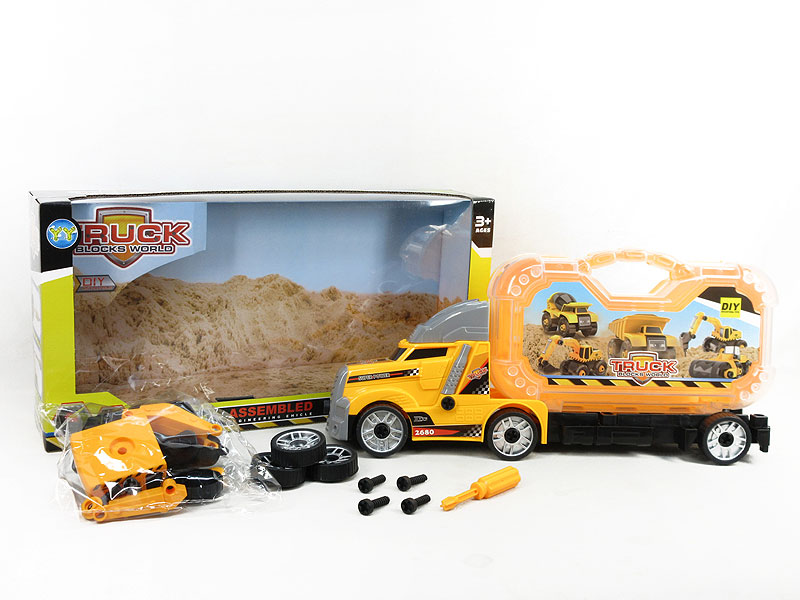 Diy Truck Set W/L_M toys