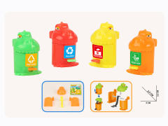 Diy Garbage Sorting Bin(4S) toys