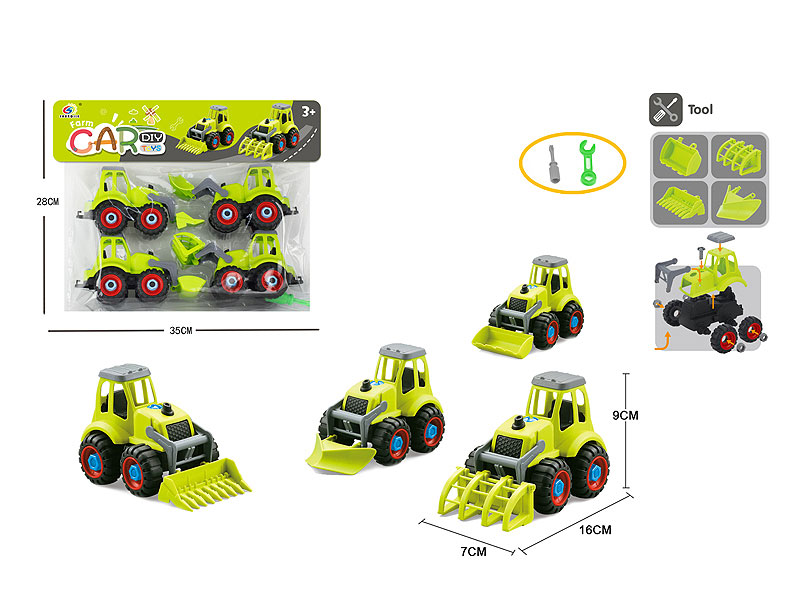 Diy Farmer Truck(4in1) toys