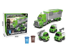 Diy Sanitation Truck Set toys