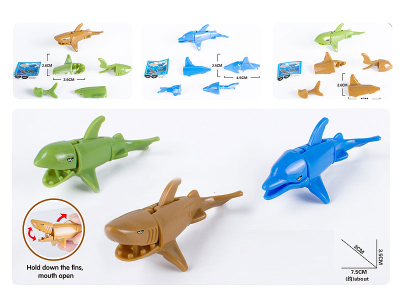 Diy Ocean Animal(3S) toys