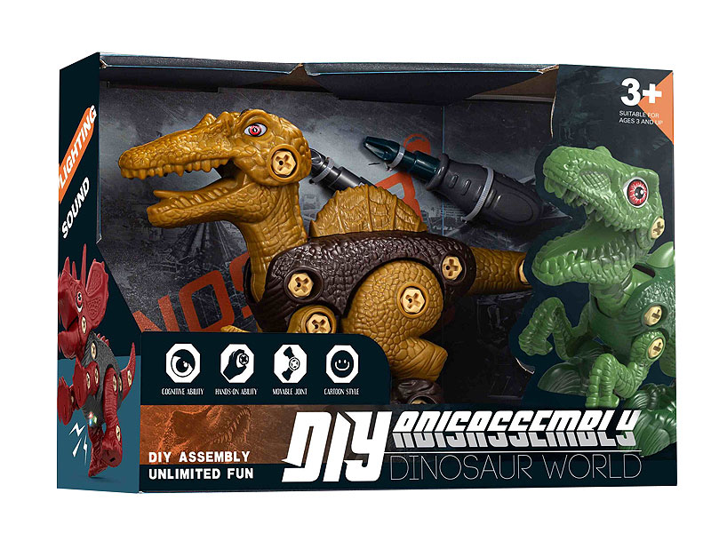 Diy Free Wheel Spinosaurus toys