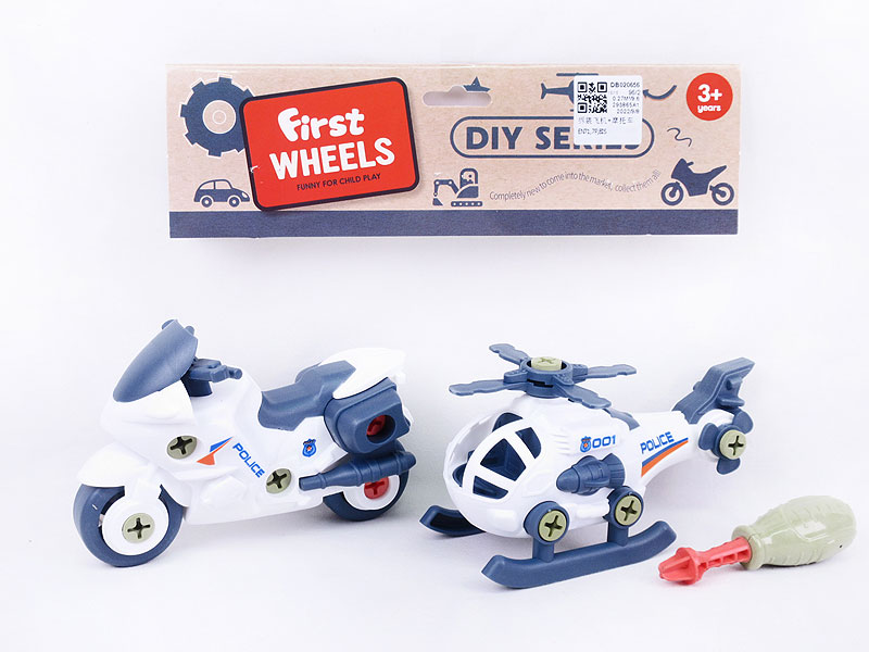 Diy Airplane & Motorcycle toys