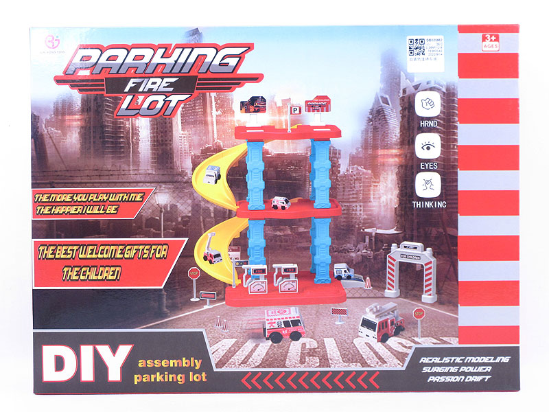 Diy Track Parking Lot toys
