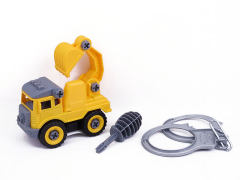 Diy Construction Truck & Handcuffs