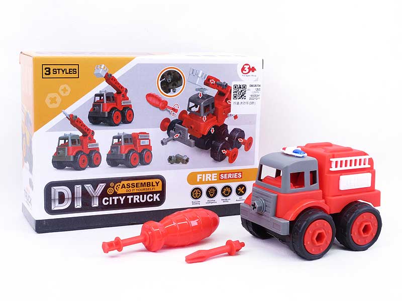 Diy Fire Engine(3S) toys