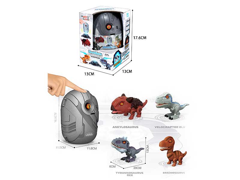 Diy Dinosaur Egg W/L_S(4S) toys