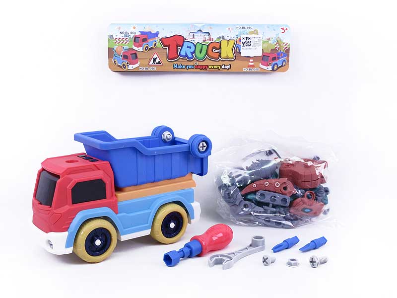 Diy Construction Truck & Diy Dinosaur(4S) toys