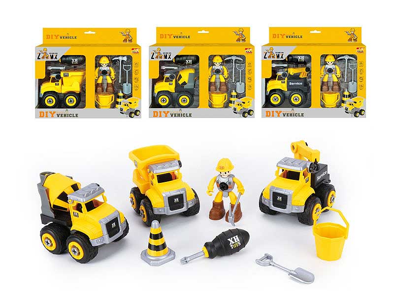 Diy Construction Truck Set(3S) toys