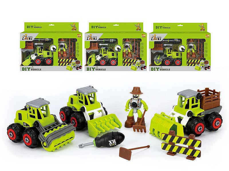 Diy Farm Truck Set(3S) toys