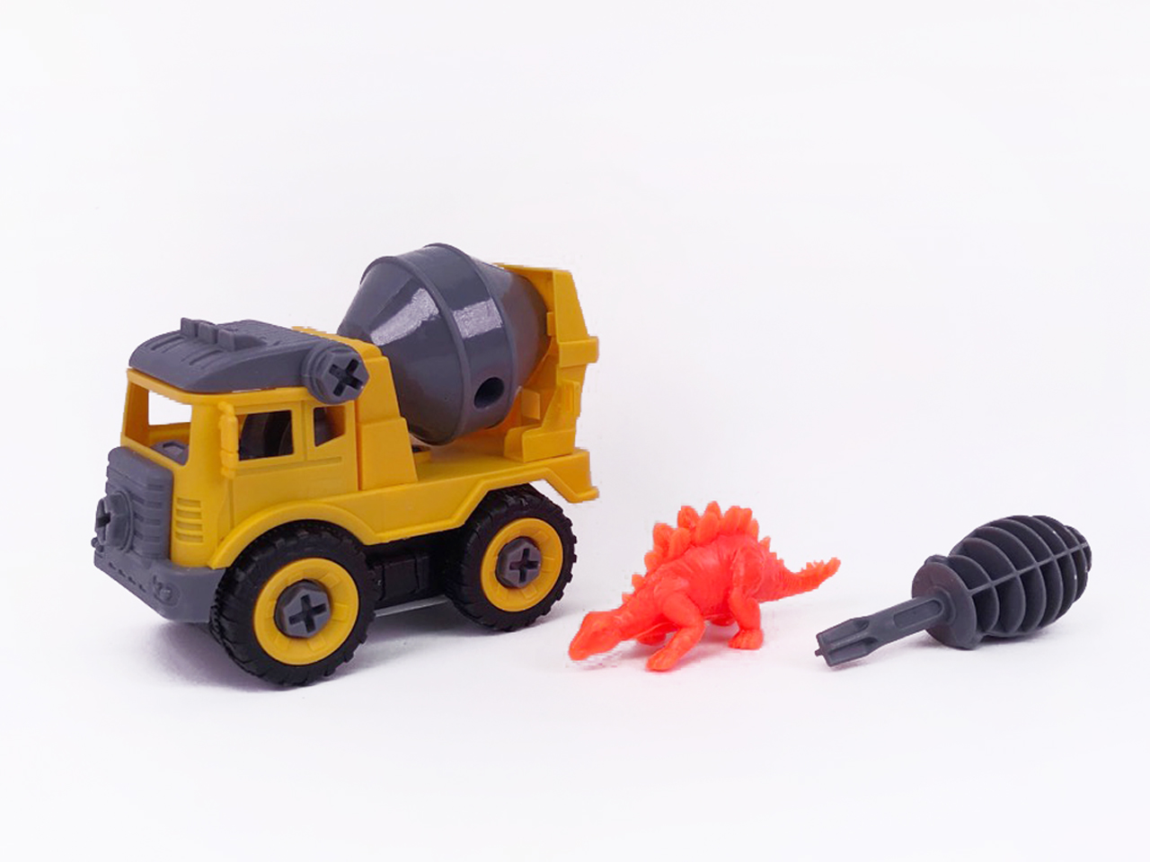 Diy Construction Truck & Stegosaurus toys