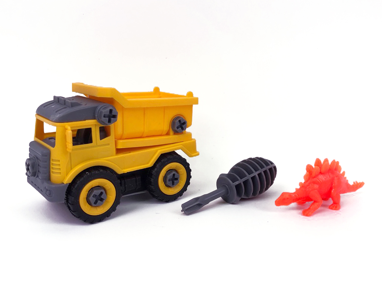 Diy Construction Truck & Stegosaurus toys