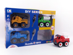 Diy Rescue Car(4in1) toys