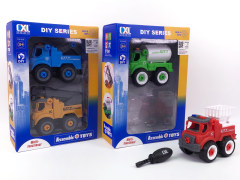 Diy Rescue Car(2in1) toys