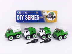 Diy Sanitation Truck(4in1) toys