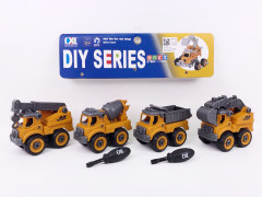 Diy Construction Truck(4in1) toys