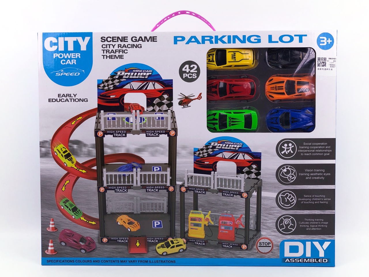 Diy Track Parking Lot toys