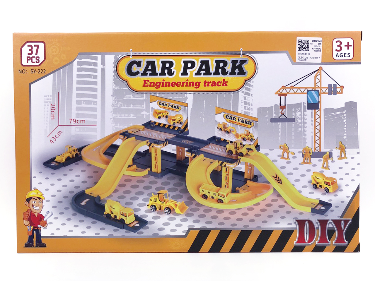 Diy Track Parking Lot toys