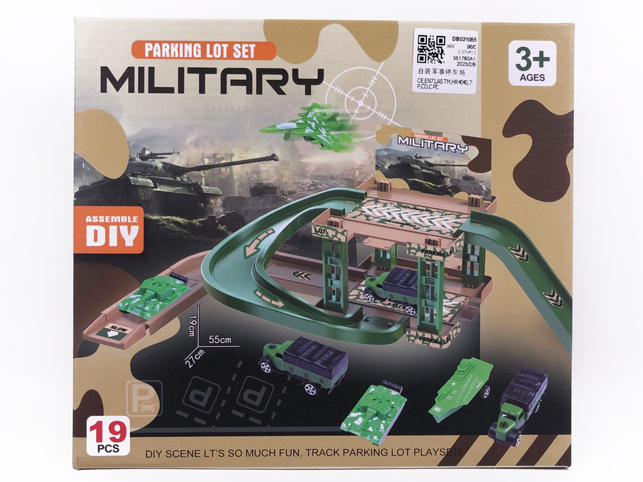 Diy Military Parking Lot toys