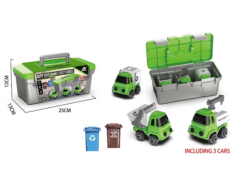 Diy Sanitation Truck Set toys