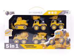 Diy Transforms Construction Truck(5in1)