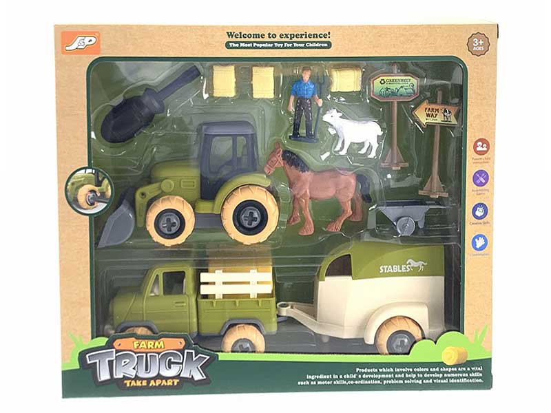 Diy Farmer Truck Set toys