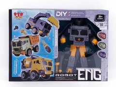 Diy Transforms Block Construction Truck toys