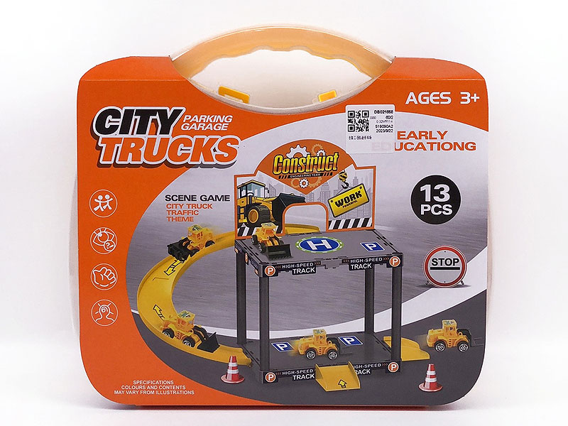 Diy Track Parking Lot toys