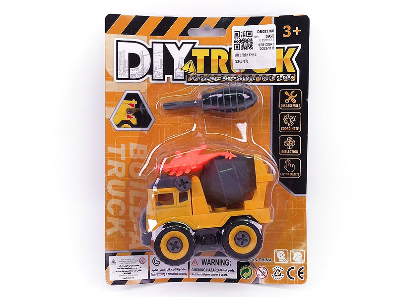 Diy Construction Truck & Stegosaurus toys